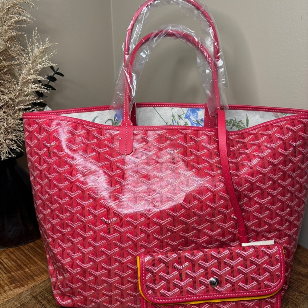 Stylish Red Tote Bag
